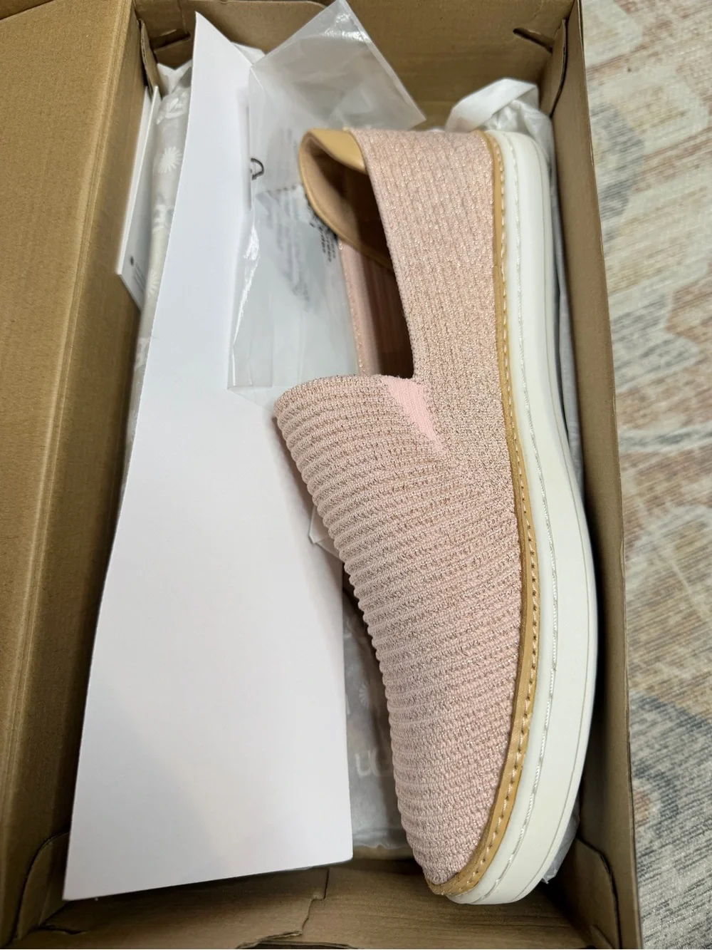 UGG Women's Sammy Slip-On Sneakers in Pale Pink